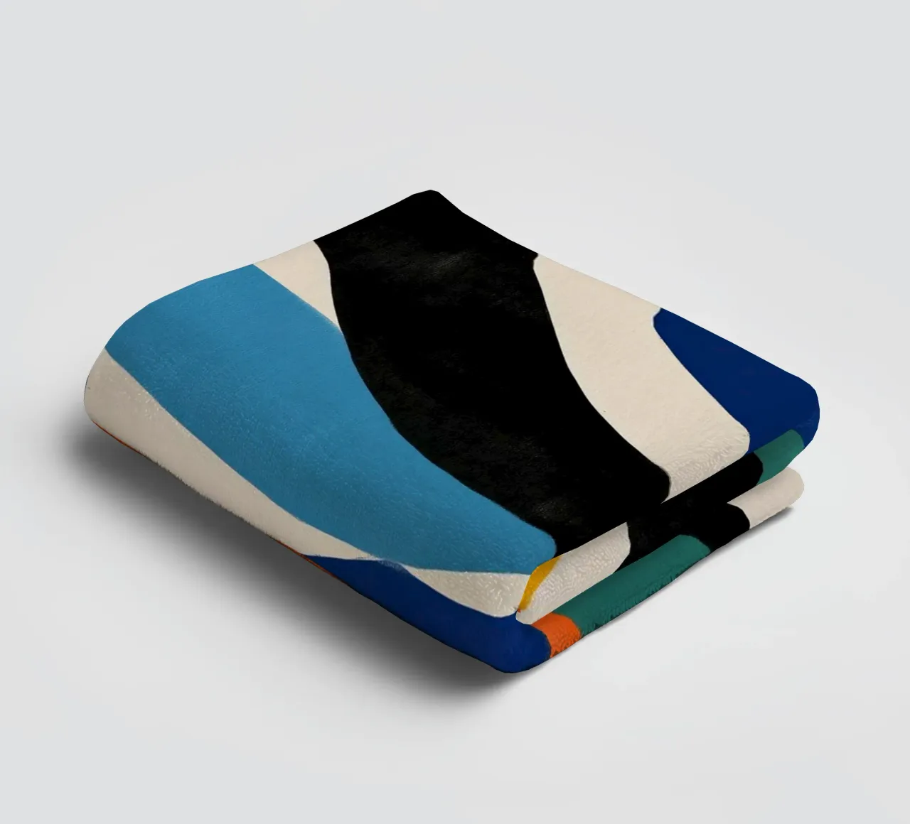 Abstract Color Flow III towel by Sienna Atelier