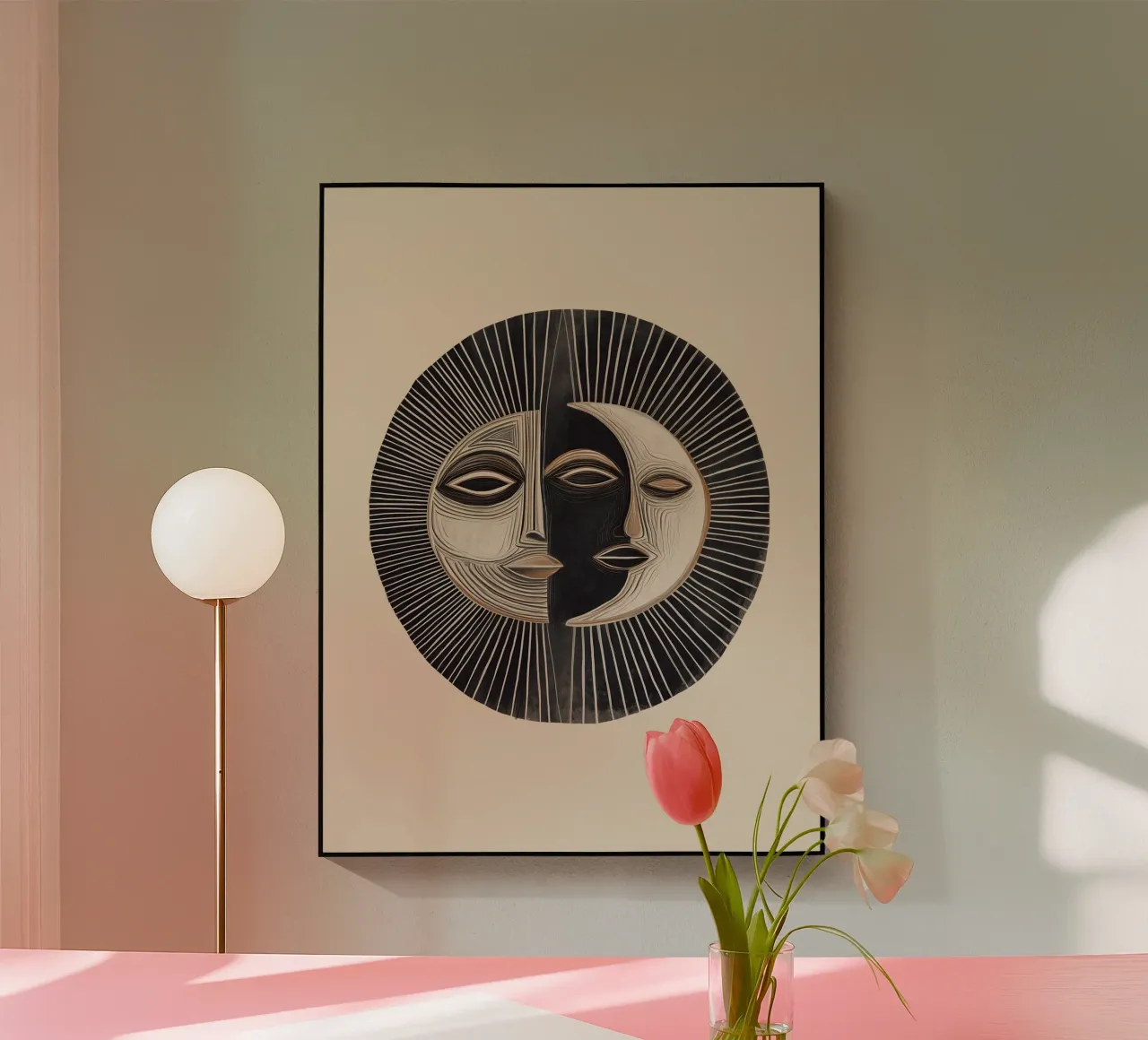 Sun and the Moon plexiglass da Sienna Atelier