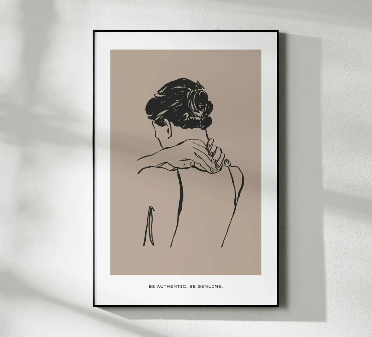 Be Authentic Be Genuine plexiglass da treechild