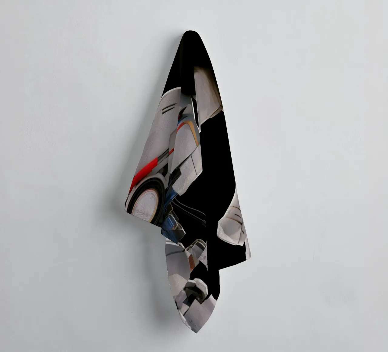 Mech Girl bacia Robot | Omaggio a Ghost In The Shell asciugamano da bagno da Autofocus