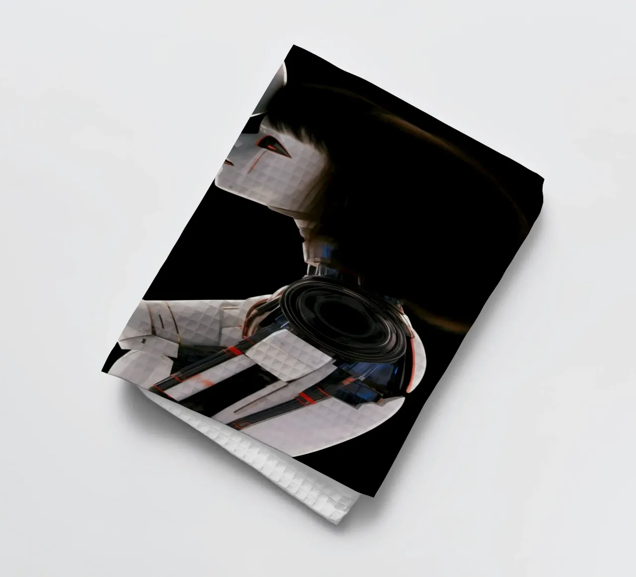 Mech Girl bacia Robot | Omaggio a Ghost In The Shell canovaccio da cucina da Autofocus