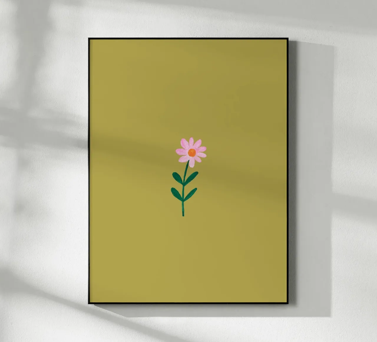 Tiny Pink Wild Flower plexiglass da Trend Collection by Palmartprints