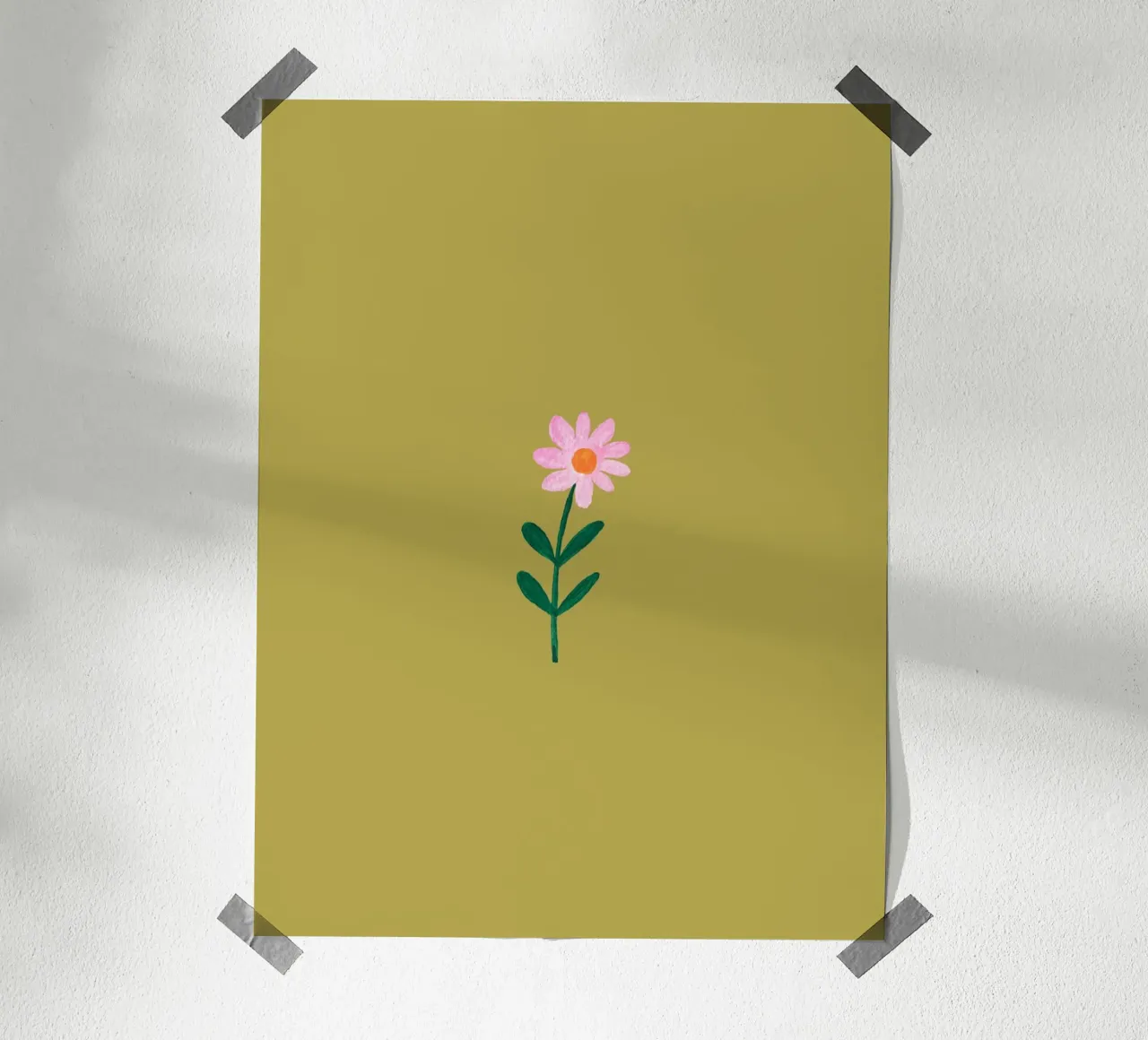 Tiny Pink Wild Flower poster da Trend Collection by Palmartprints