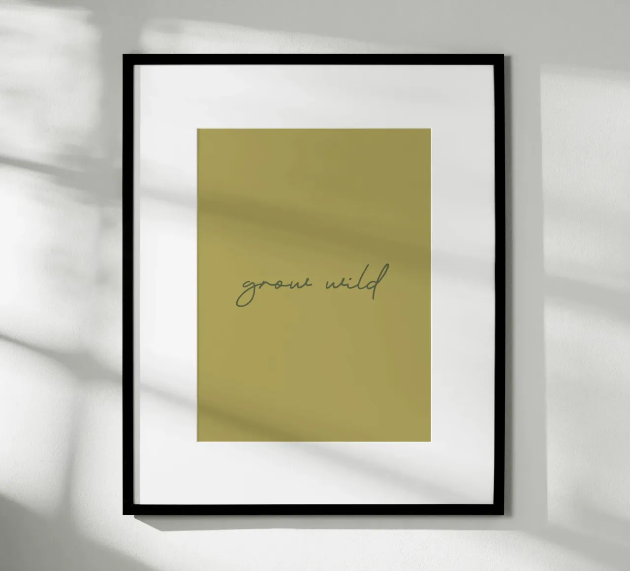 Grow Wild poster da Trend Collection by Palmartprints