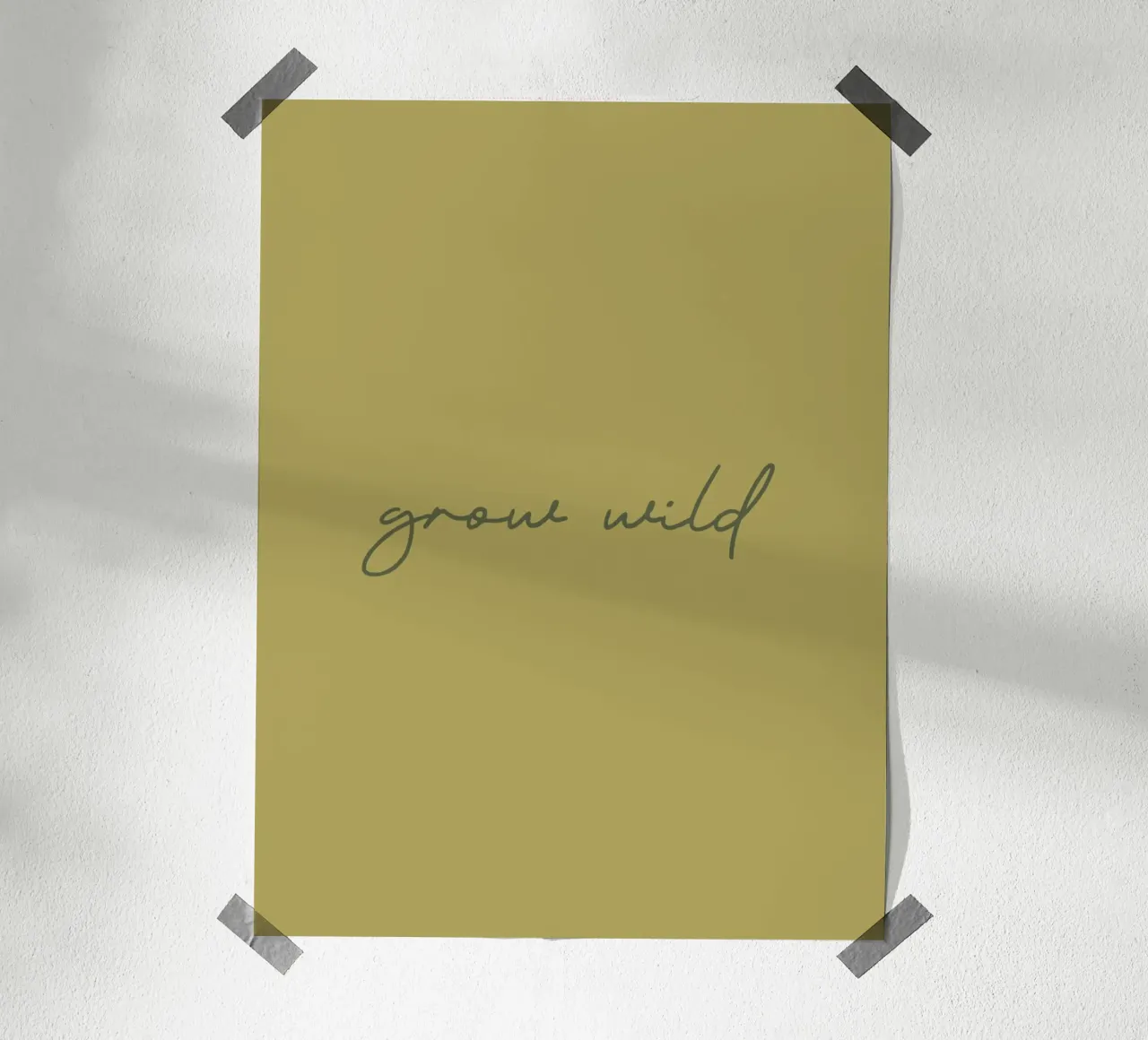 Grow Wild poster da Trend Collection by Palmartprints