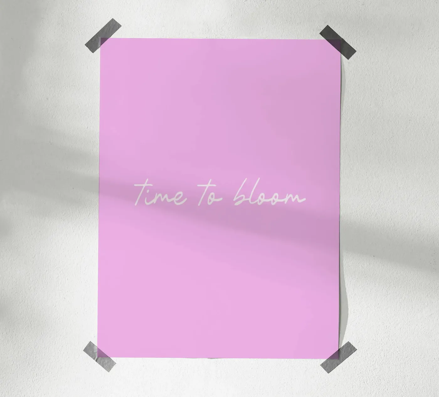Time to Bloom poster van Trend Collection by Palmartprints