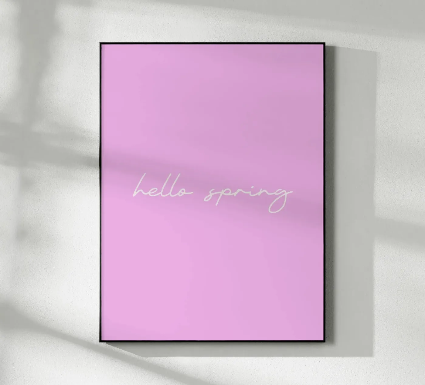 Hello Spring Acryl-Glas von Trend Collection by Palmartprints