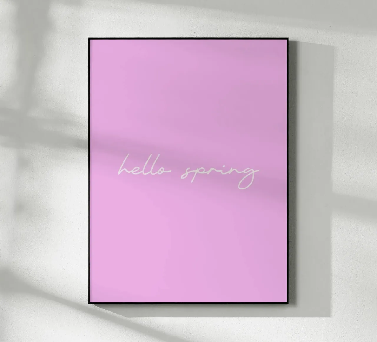 Hello Spring plexiglas de Trend Collection by Palmartprints
