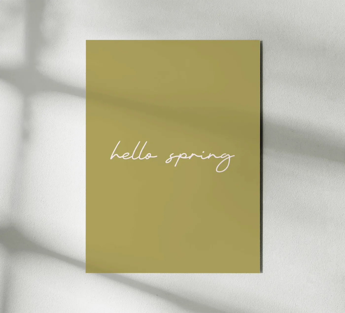 Hello Spring pannello forex da Trend Collection by Palmartprints