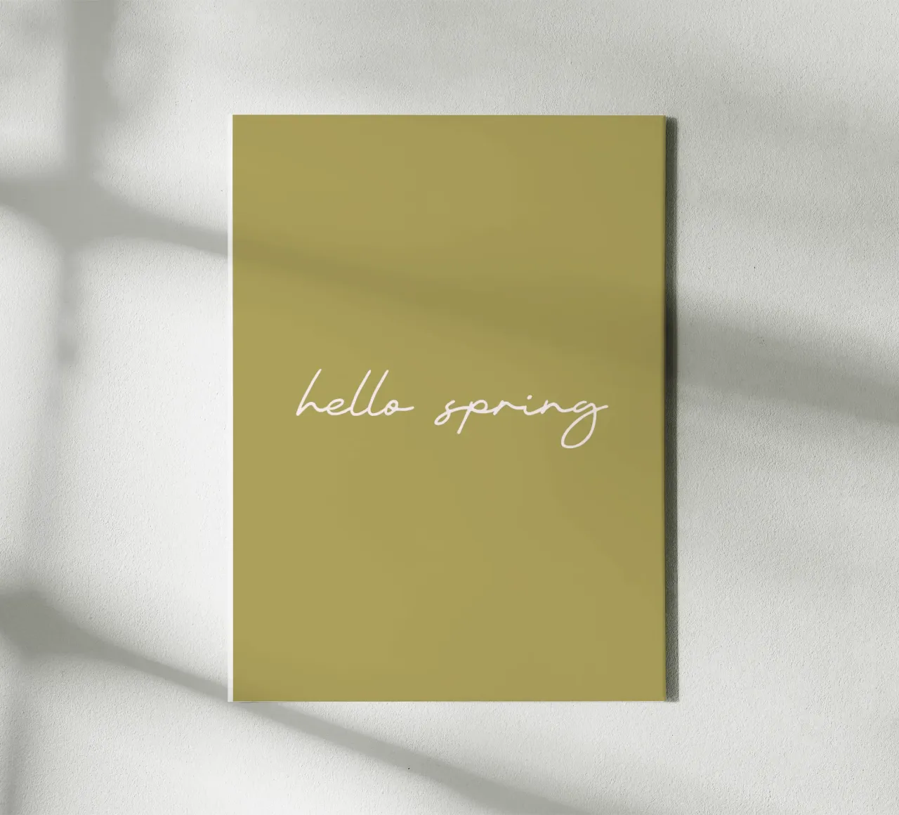 Hello Spring canvas van Trend Collection by Palmartprints