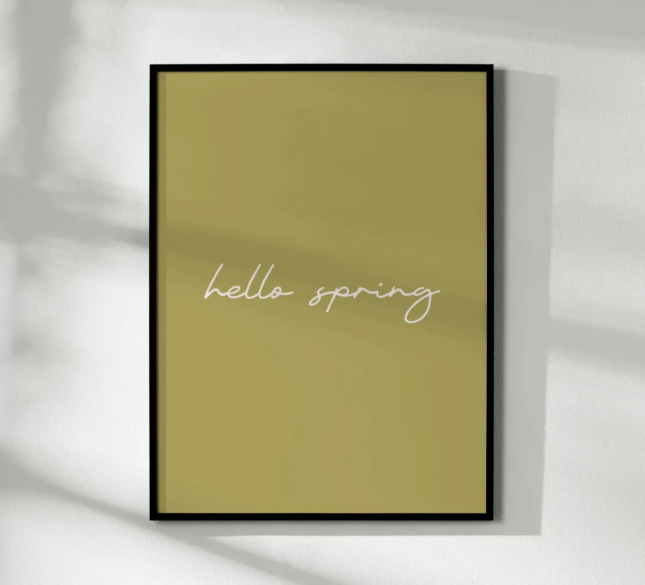 Hello Spring Poster von Trend Collection by Palmartprints