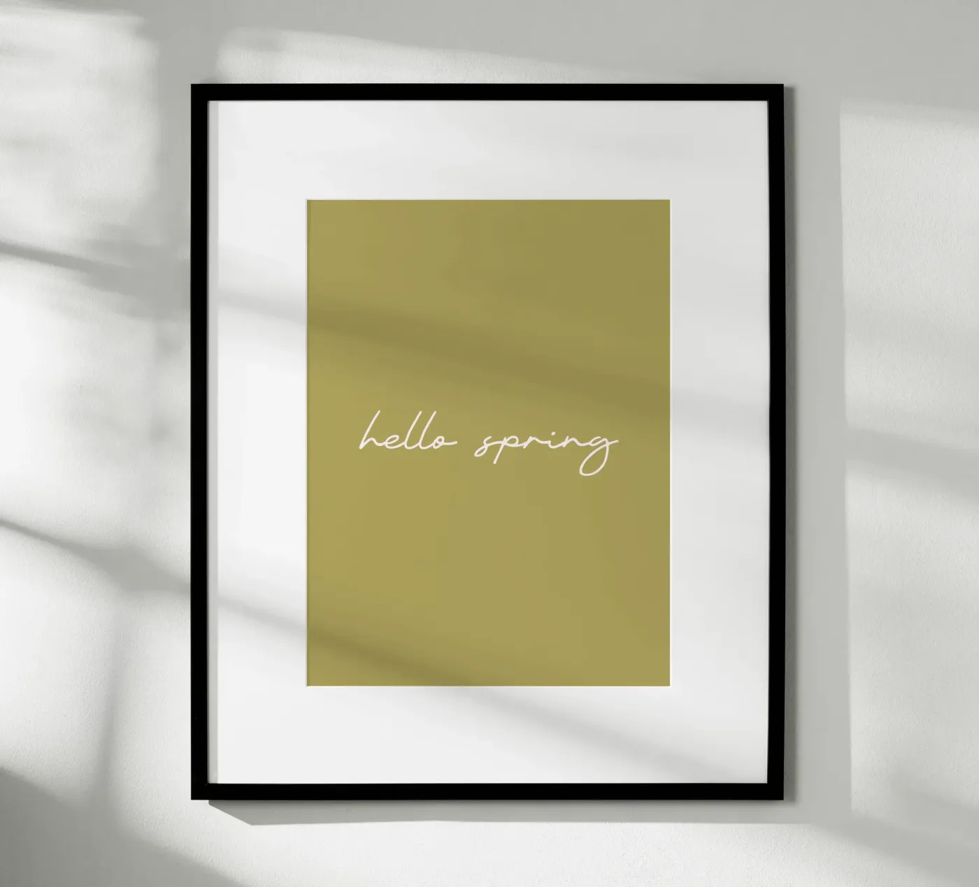 Hello Spring Poster von Trend Collection by Palmartprints