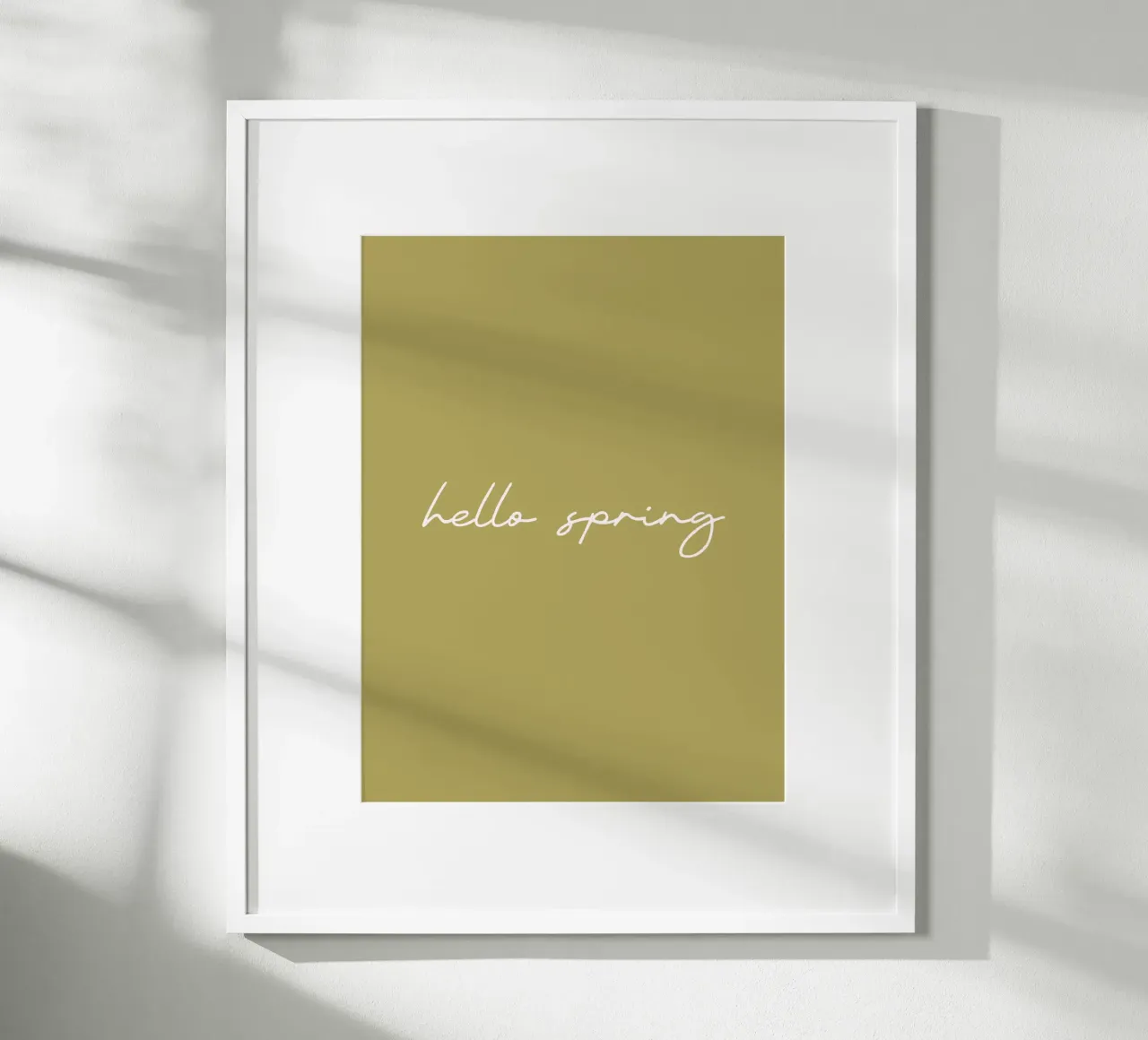 Hello Spring Poster von Trend Collection by Palmartprints