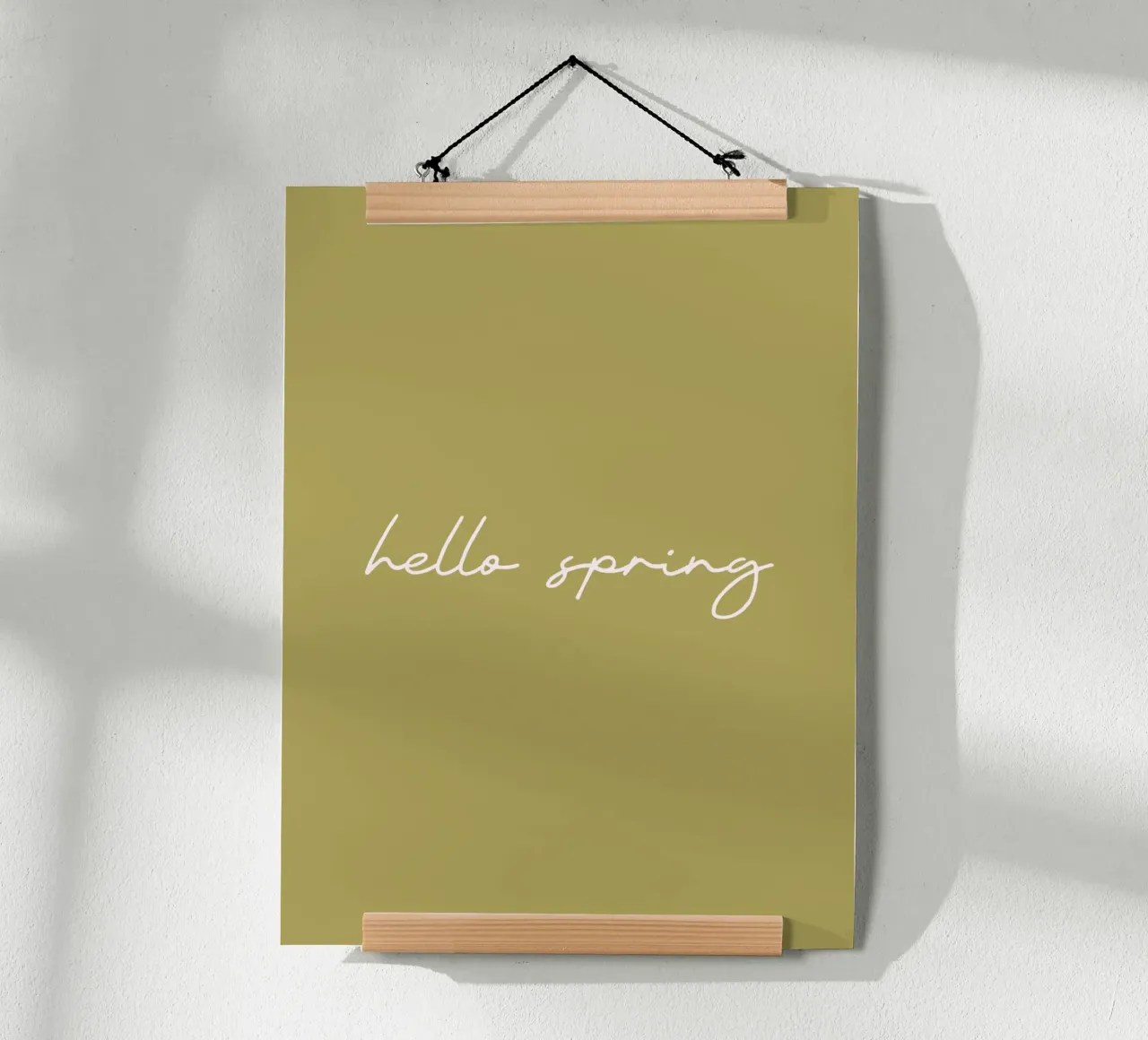 Hello Spring Poster von Trend Collection by Palmartprints