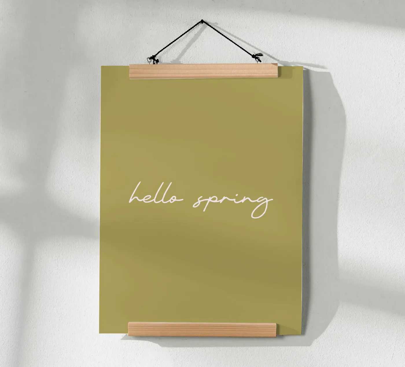 Hello Spring Poster von Trend Collection by Palmartprints