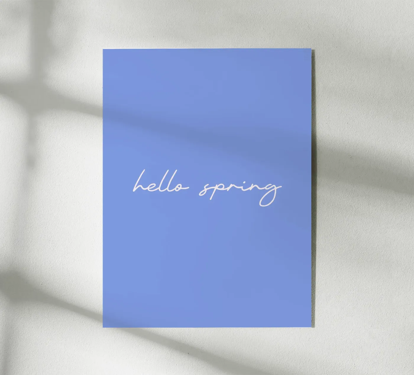 Hello Spring plexiglass da Trend Collection by Palmartprints