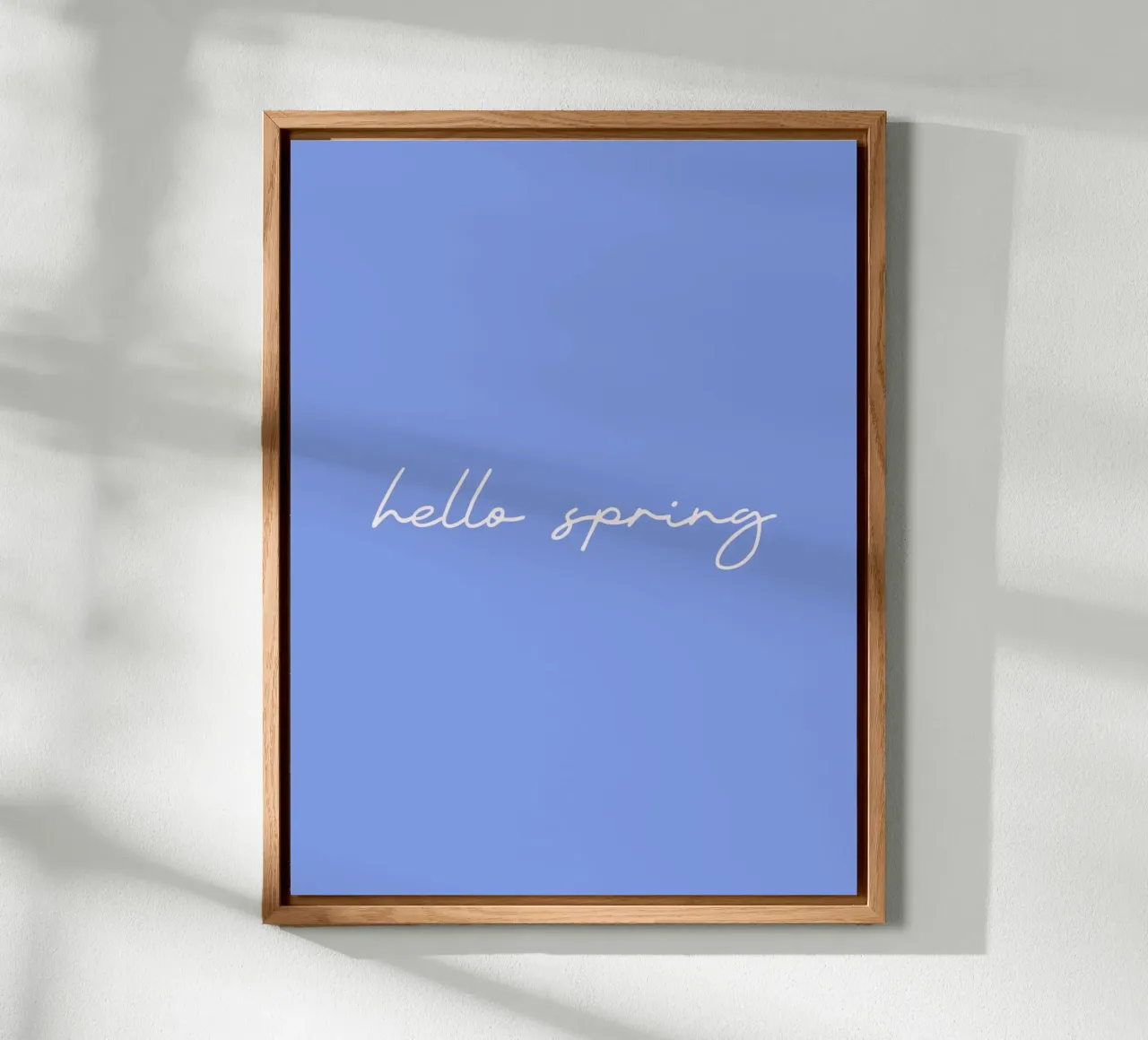 Hello Spring alluminio dibond da Trend Collection by Palmartprints
