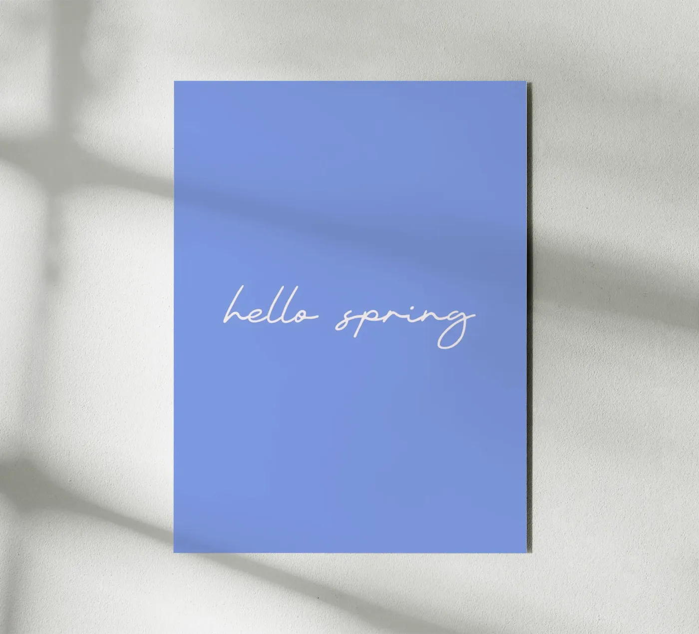 Hello Spring forex-plaat van Trend Collection by Palmartprints