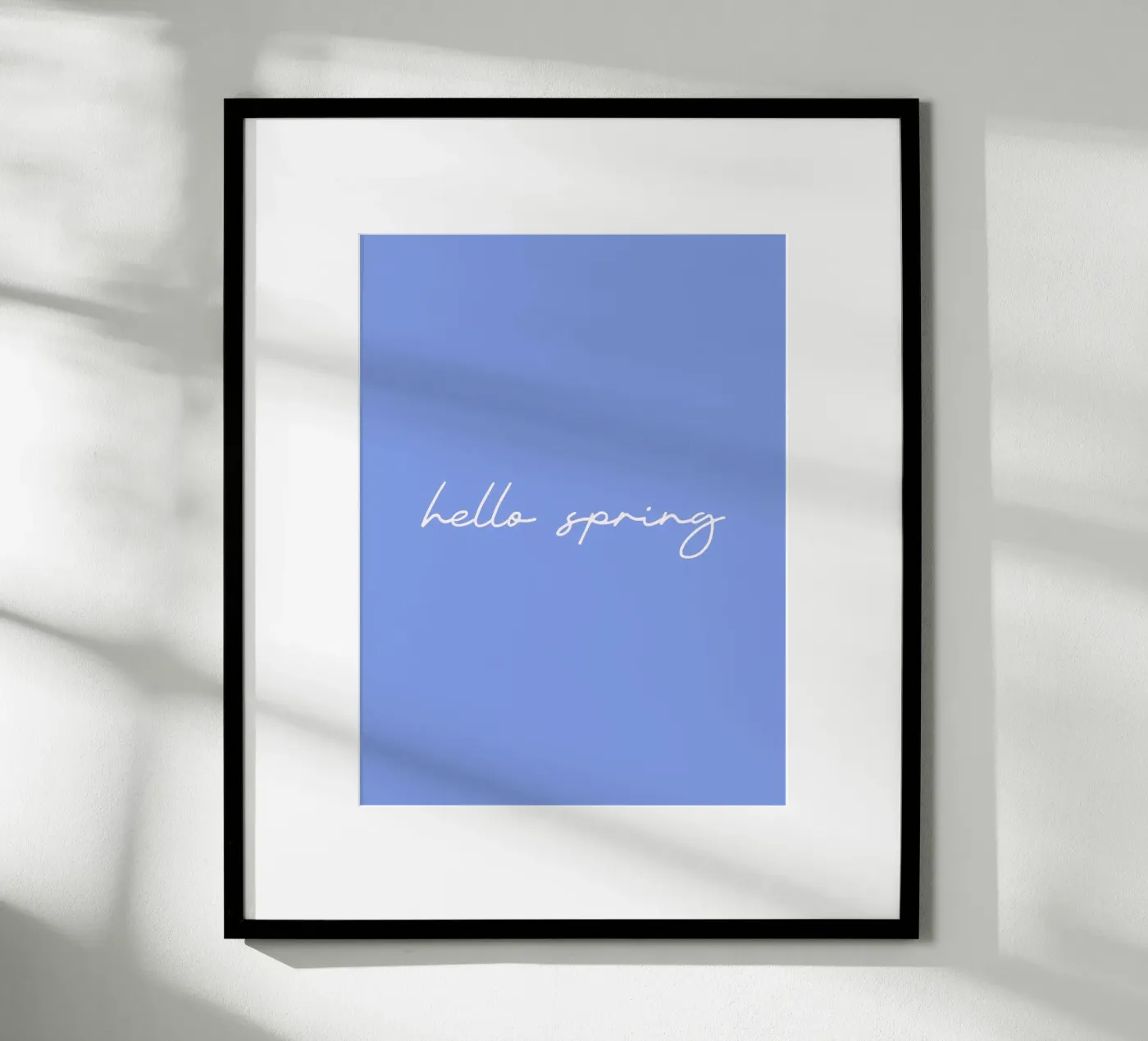 Hello Spring poster by Trend Collection by Palmartprints
