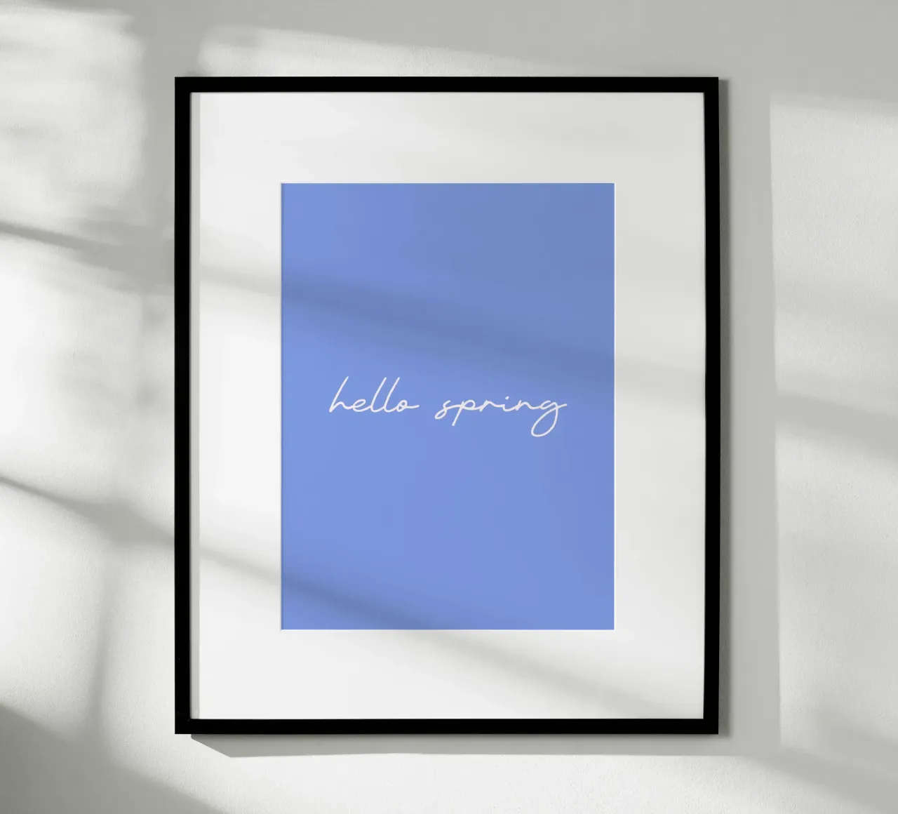 Hello Spring poster by Trend Collection by Palmartprints