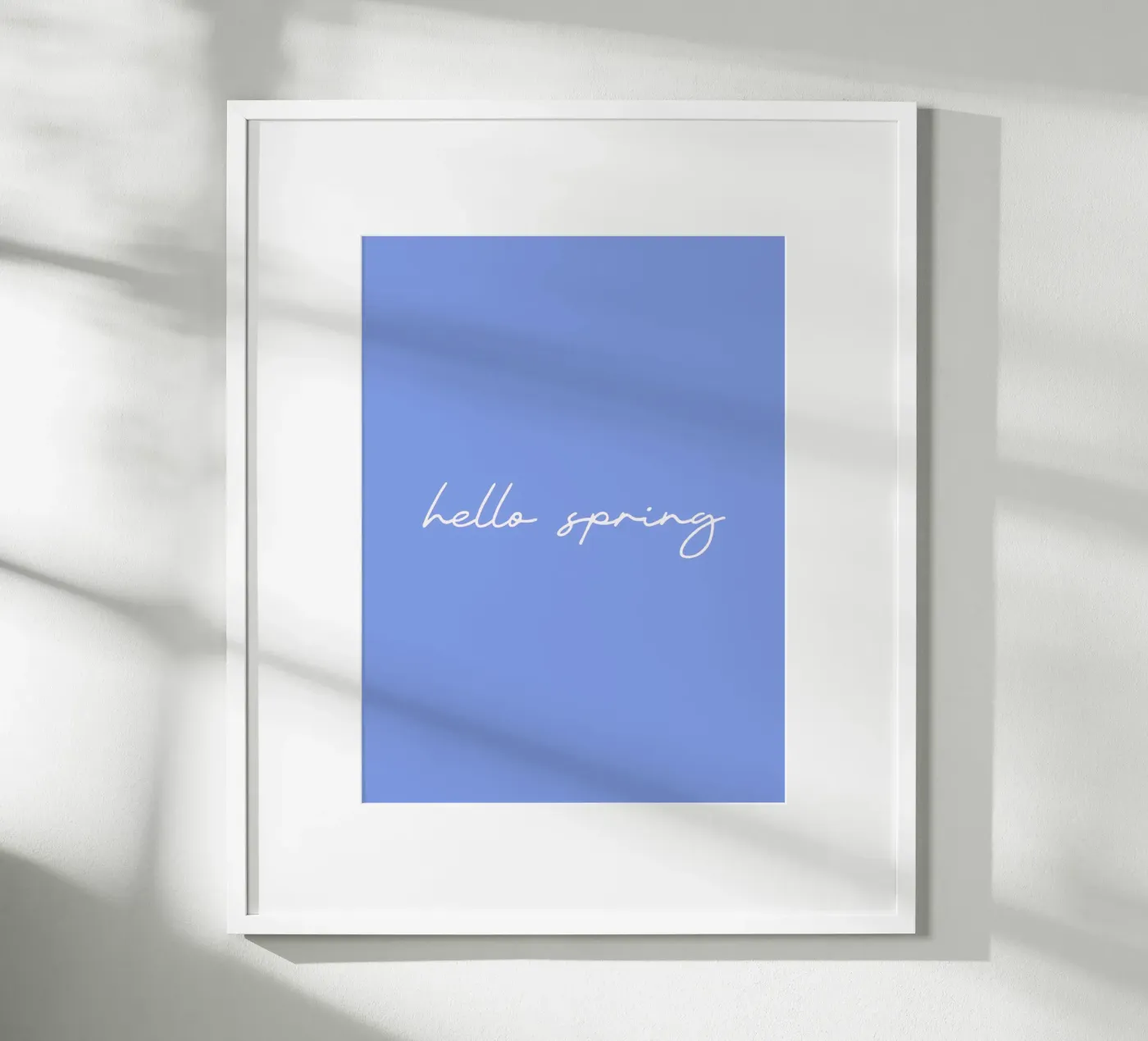 Hello Spring poster by Trend Collection by Palmartprints