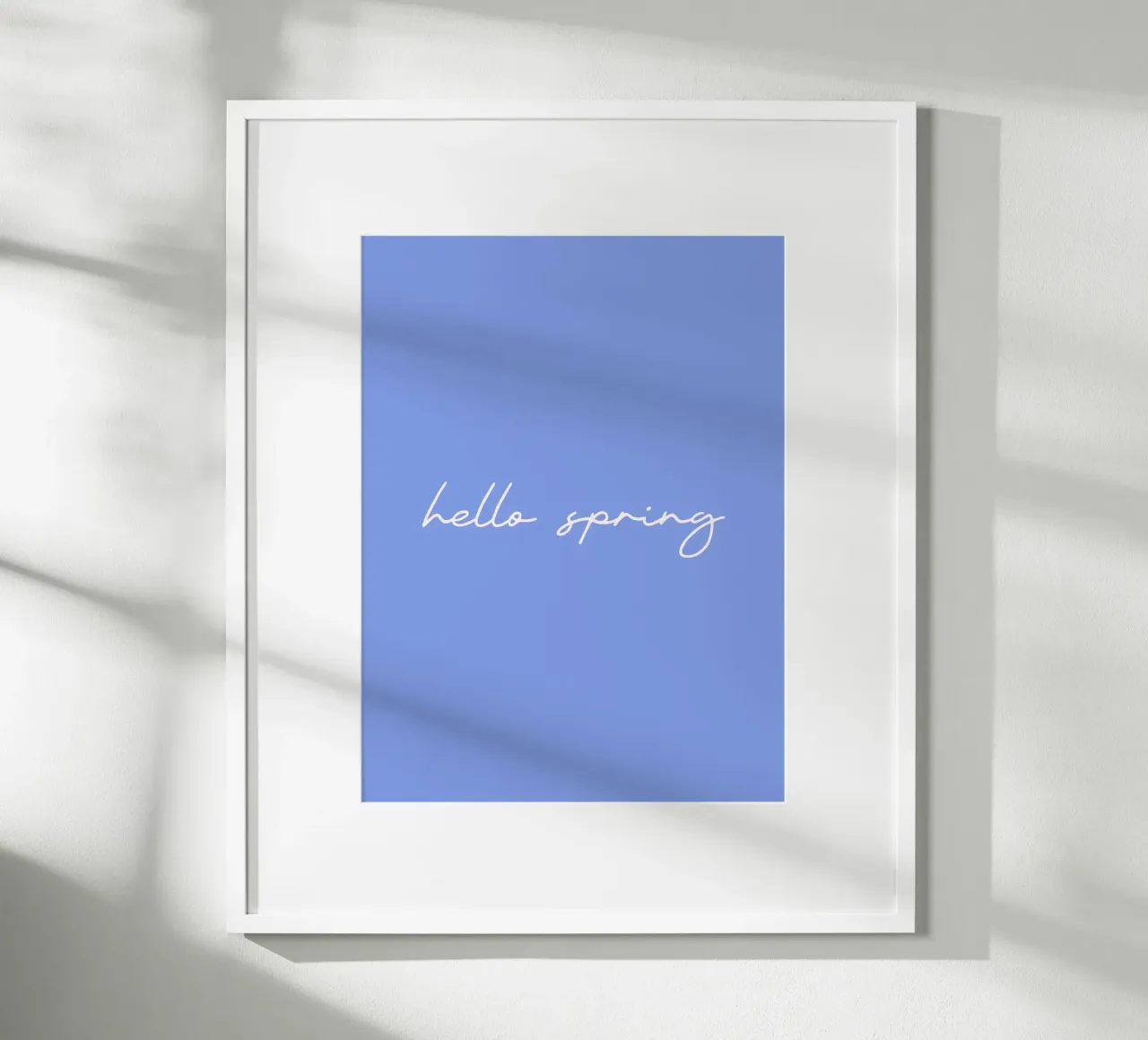 Hello Spring poster by Trend Collection by Palmartprints