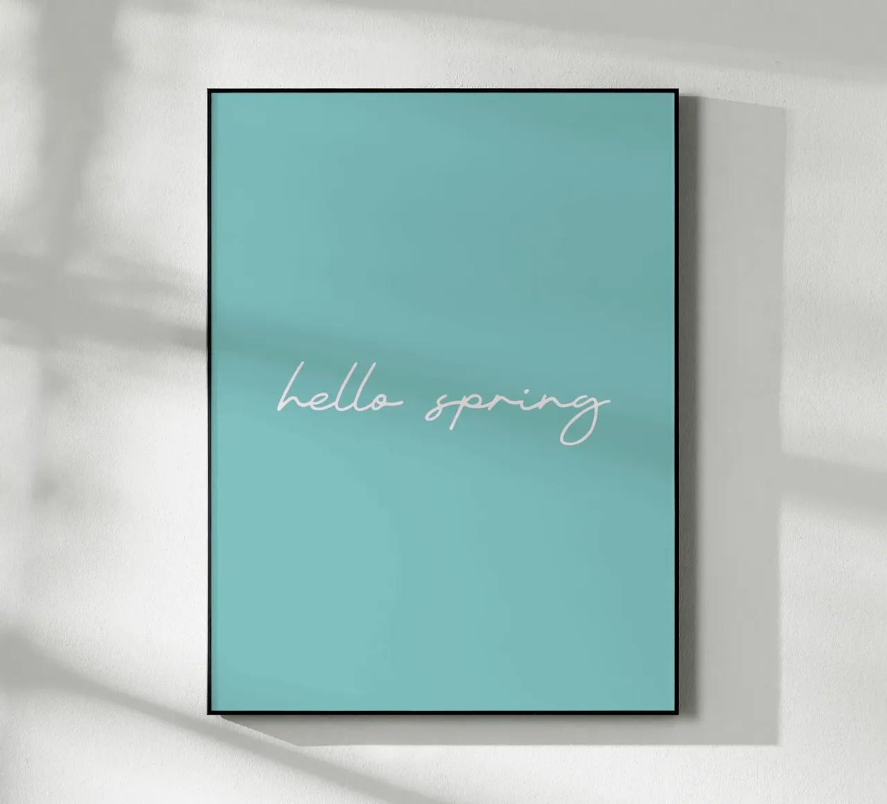 Hello Spring plexiglass da Trend Collection by Palmartprints