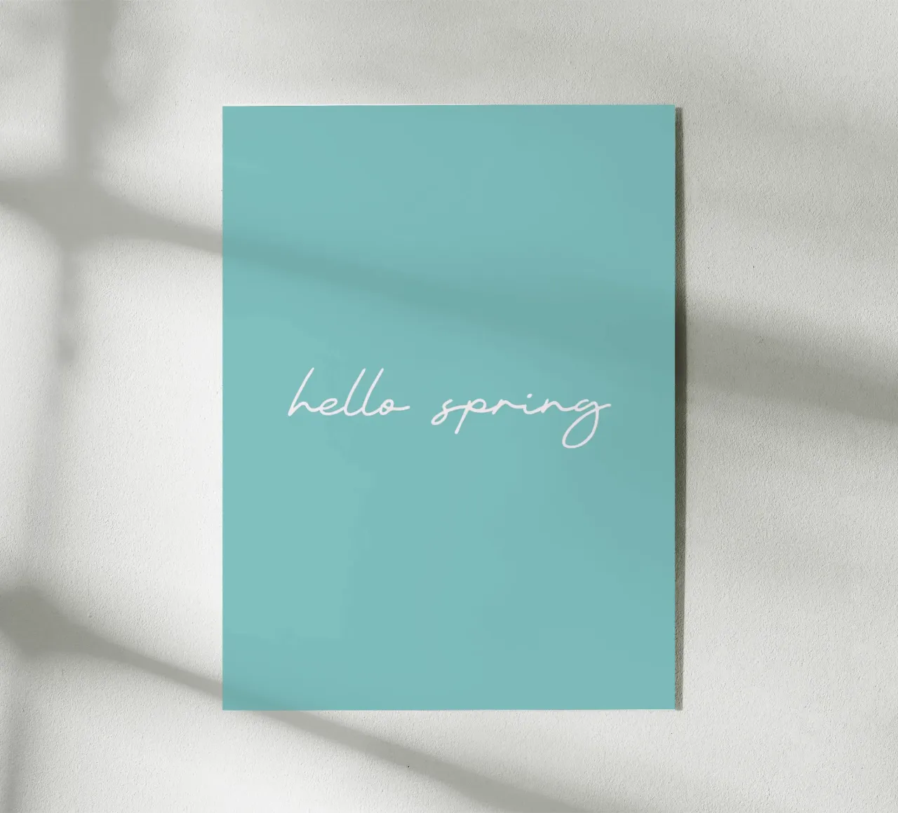 Hello Spring plexiglass da Trend Collection by Palmartprints