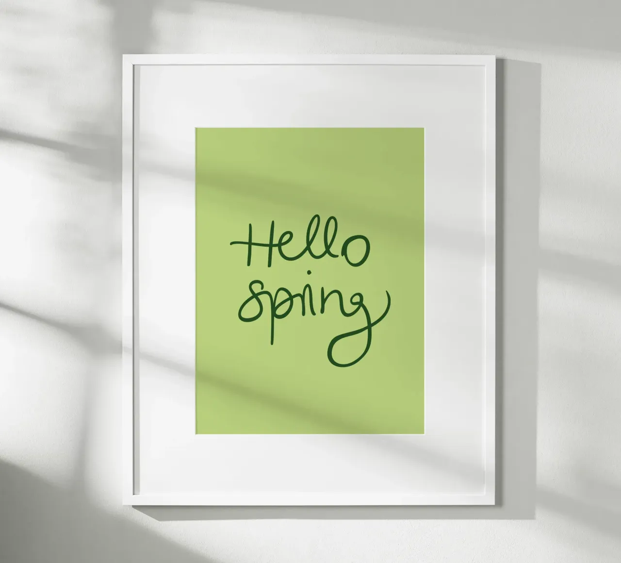 Hello Spring Lettering product.type.poster common.byCreator Trend Collection by Palmartprints