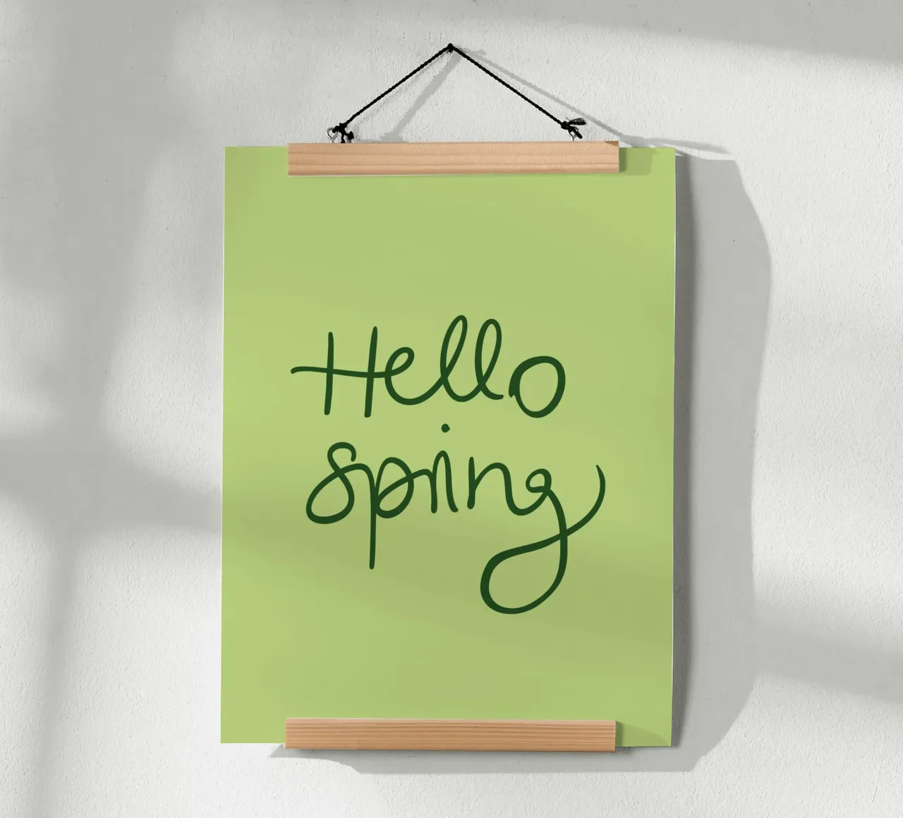 Hello Spring Lettering product.type.poster common.byCreator Trend Collection by Palmartprints