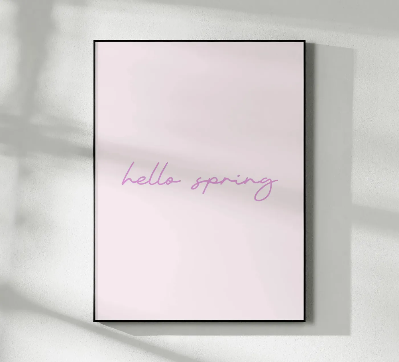 Hello Spring Acryl-Glas von Trend Collection by Palmartprints