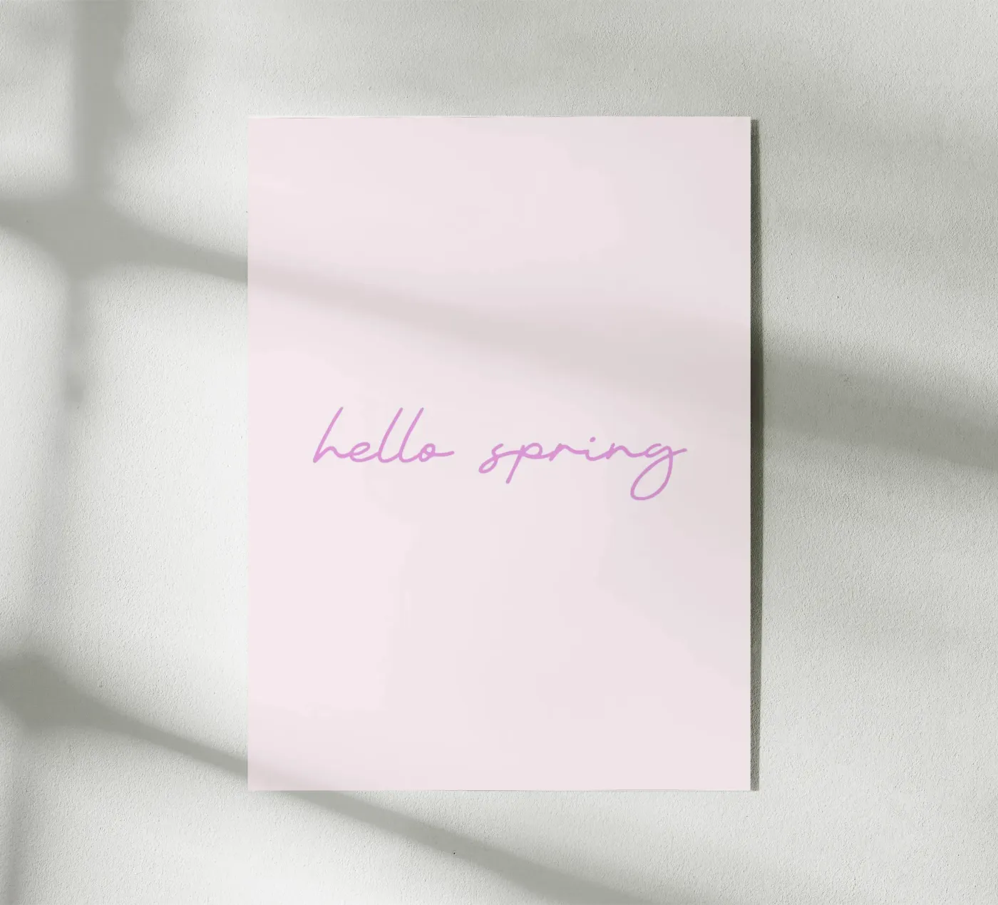 Hello Spring Acryl-Glas von Trend Collection by Palmartprints