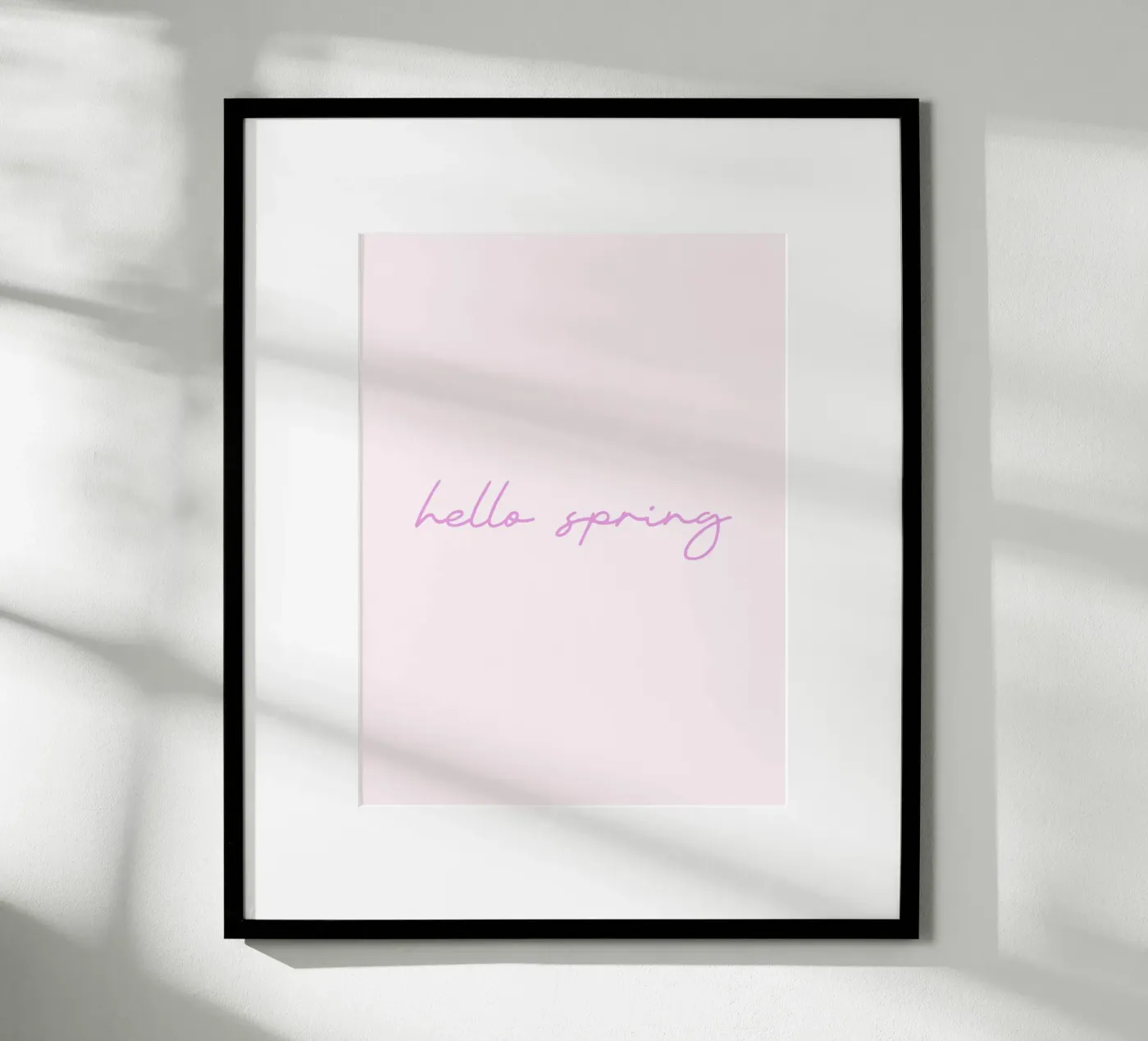 Hello Spring poster by Trend Collection by Palmartprints