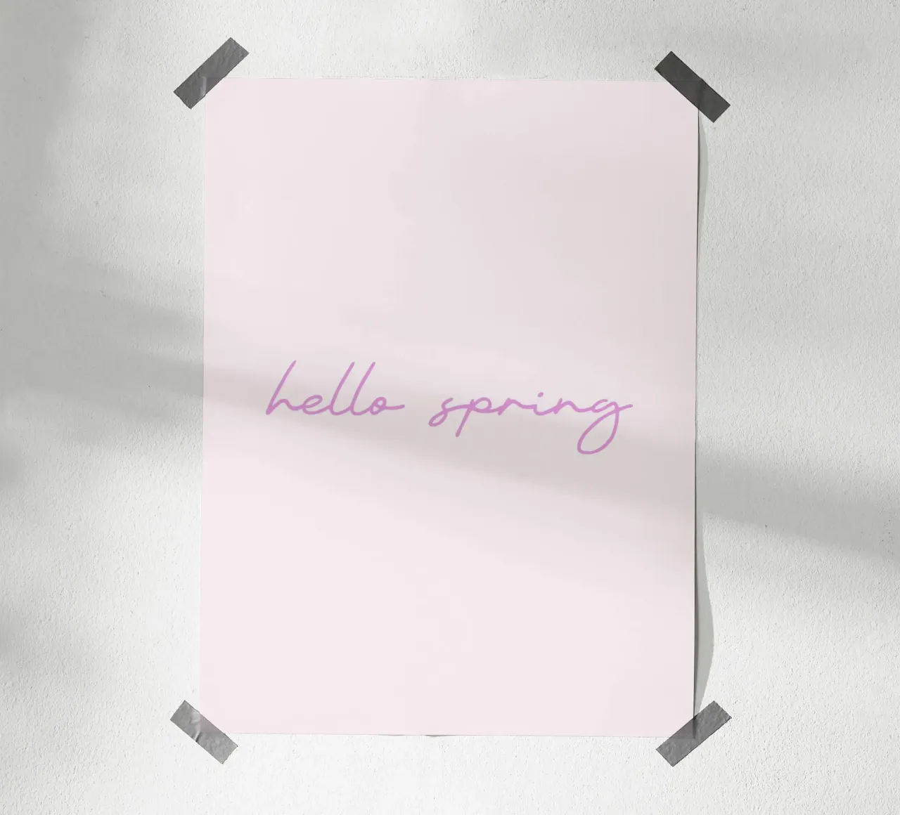 Hello Spring carta hahnemühle da Trend Collection by Palmartprints