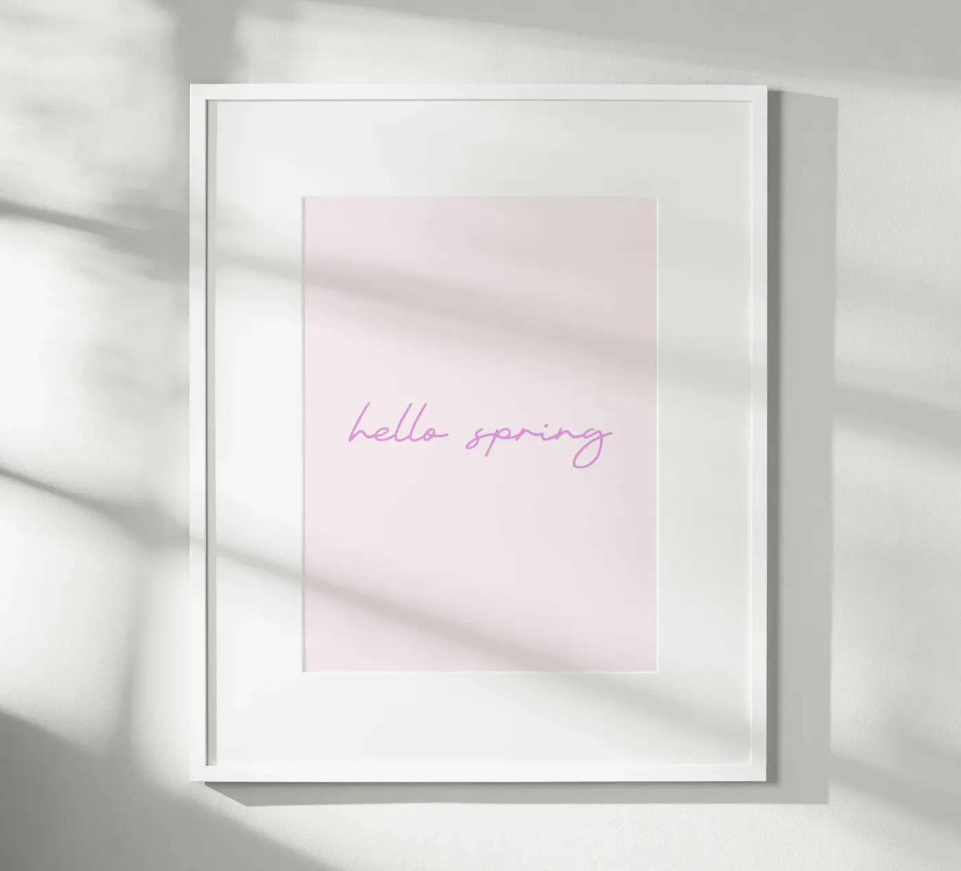 Hello Spring poster by Trend Collection by Palmartprints