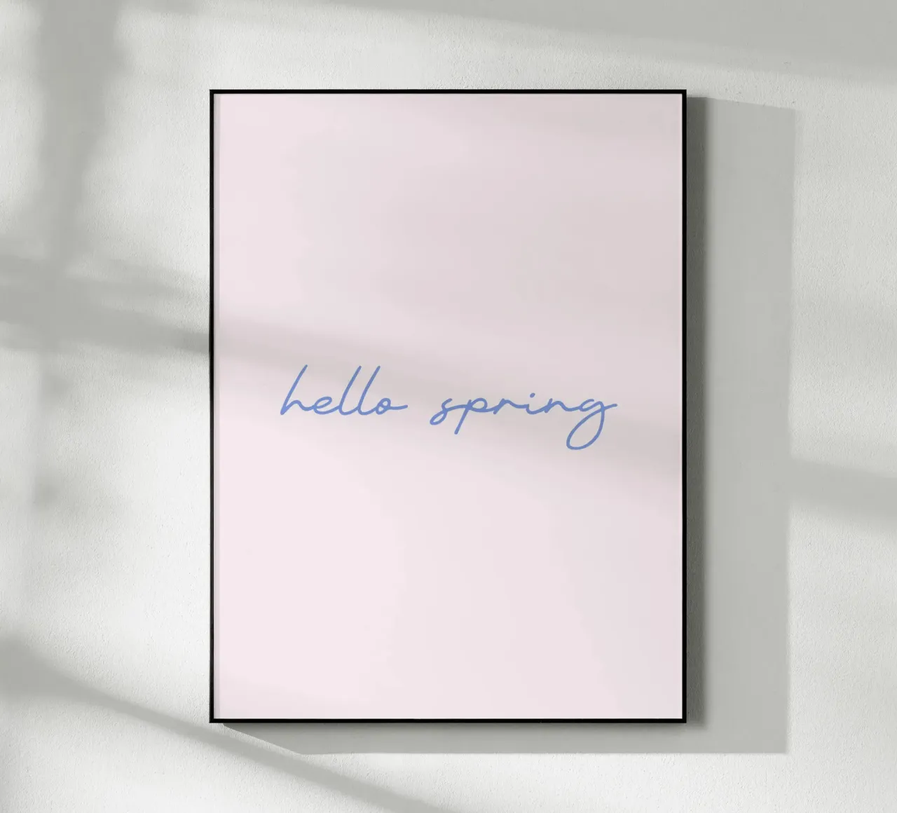 Hello Spring plexiglas de Trend Collection by Palmartprints