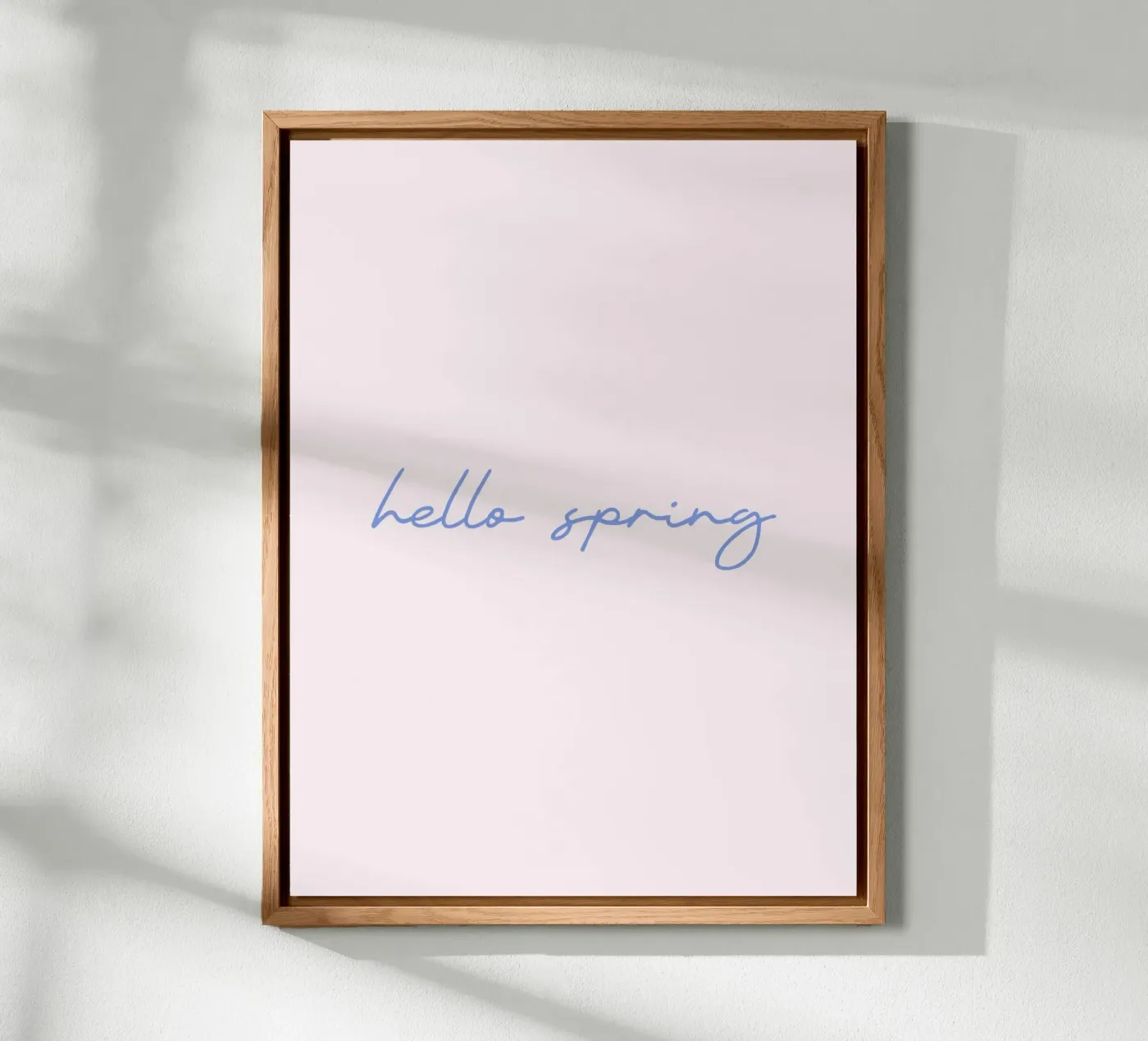 Hello Spring alluminio dibond da Trend Collection by Palmartprints
