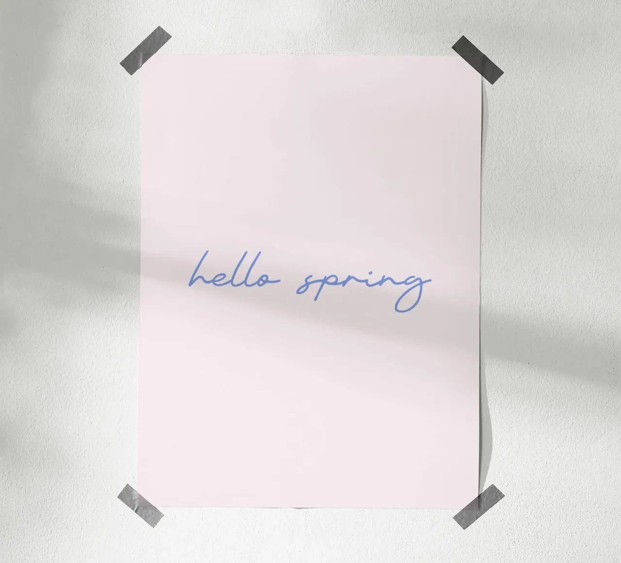 Hello Spring poster da Trend Collection by Palmartprints