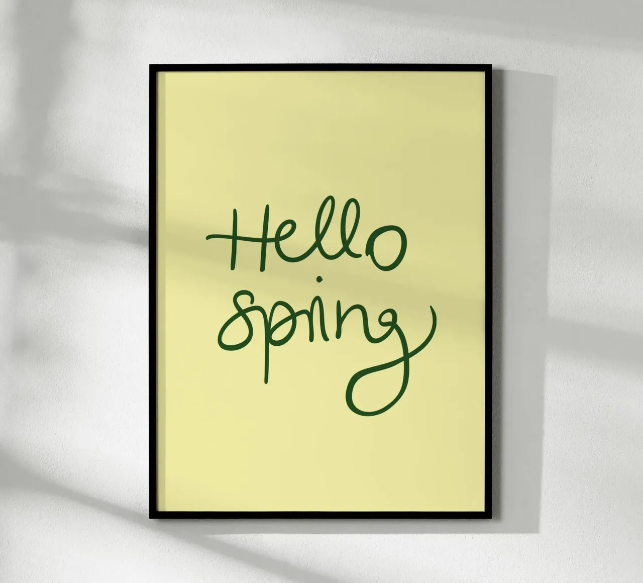 Hello Spring Lettering carta hahnemühle da Trend Collection by Palmartprints