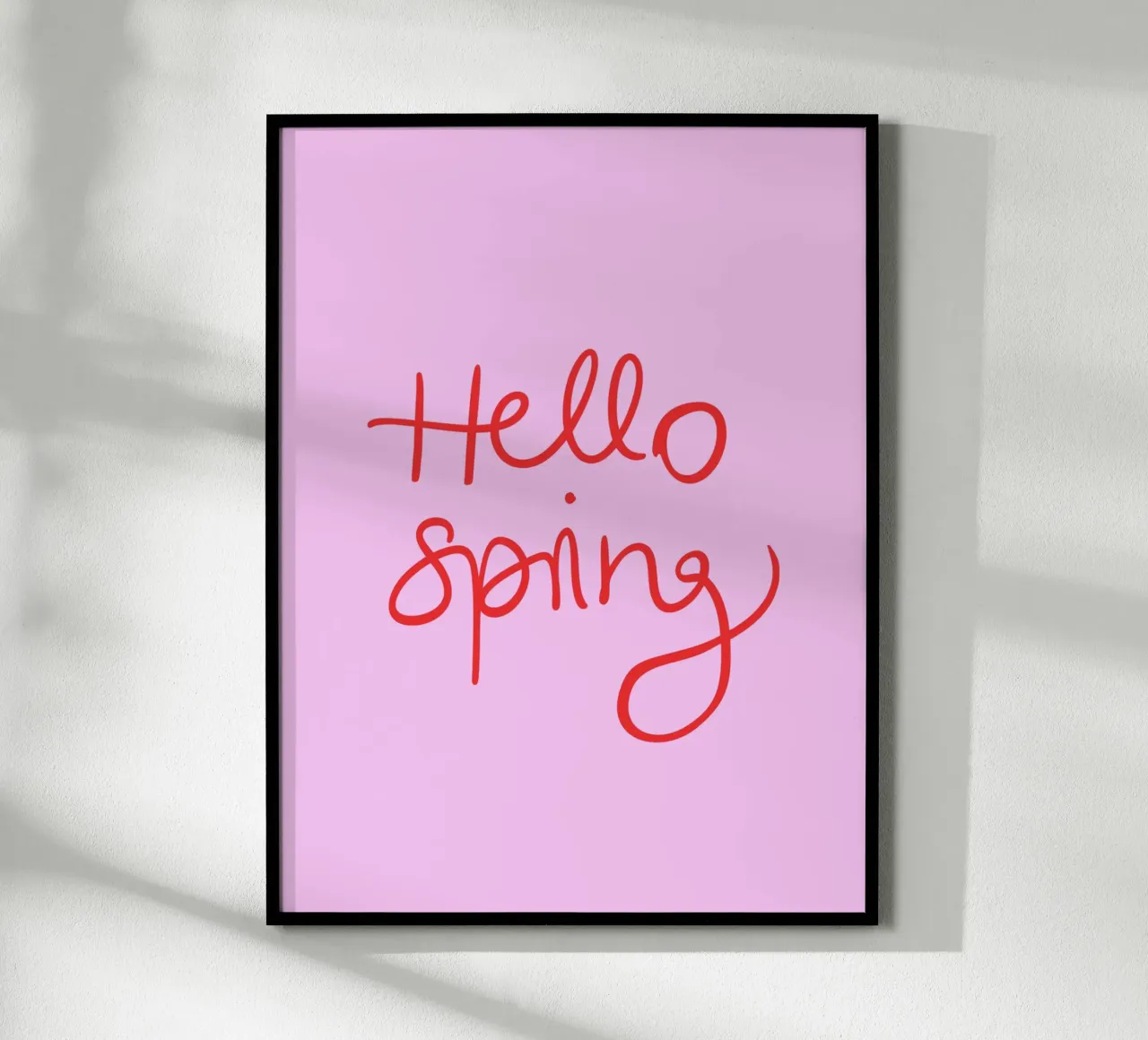 Hello Spring Lettering carta hahnemühle da Trend Collection by Palmartprints