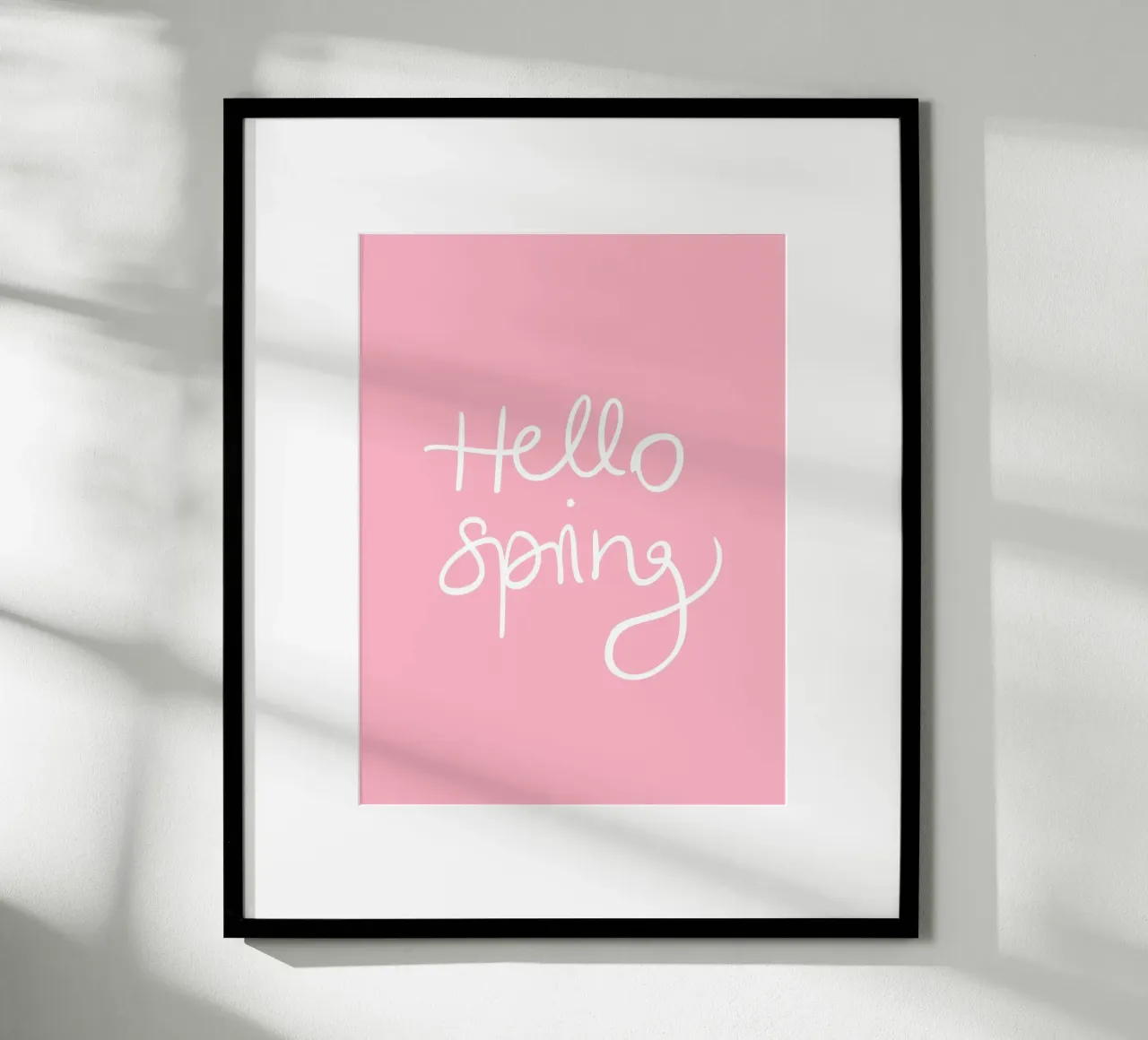 Hello Spring Lettering carta hahnemühle da Trend Collection by Palmartprints