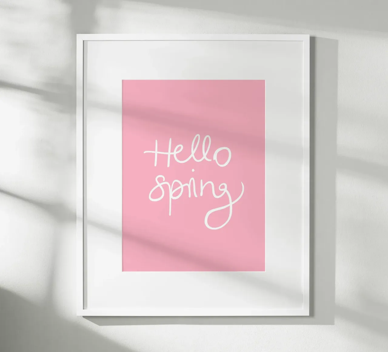 Hello Spring Lettering carta hahnemühle da Trend Collection by Palmartprints