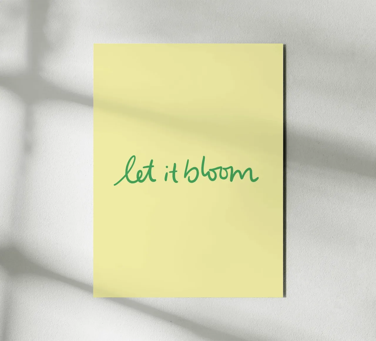Let it Bloom alluminio dibond da Trend Collection by Palmartprints