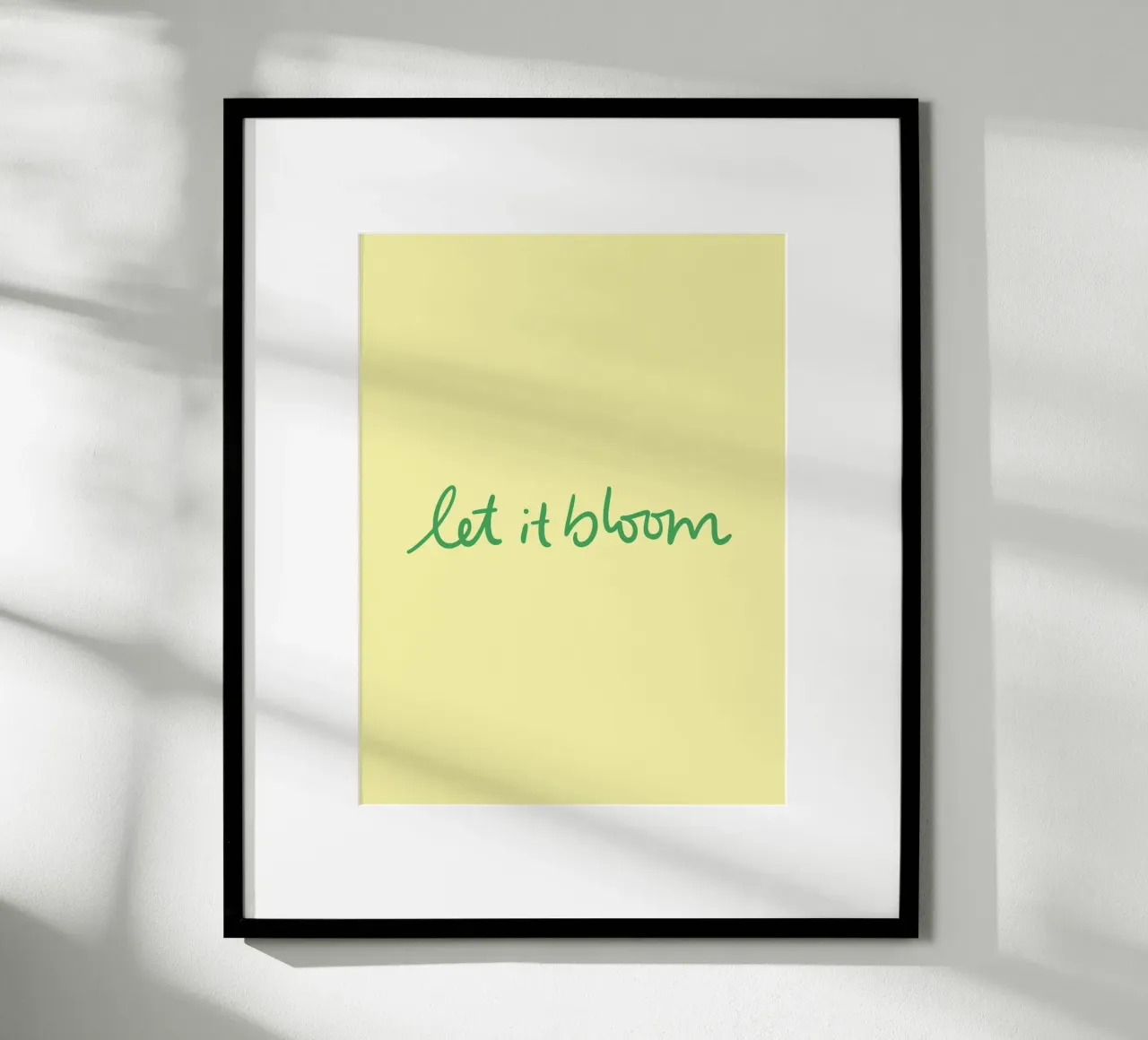 Let it Bloom poster da Trend Collection by Palmartprints