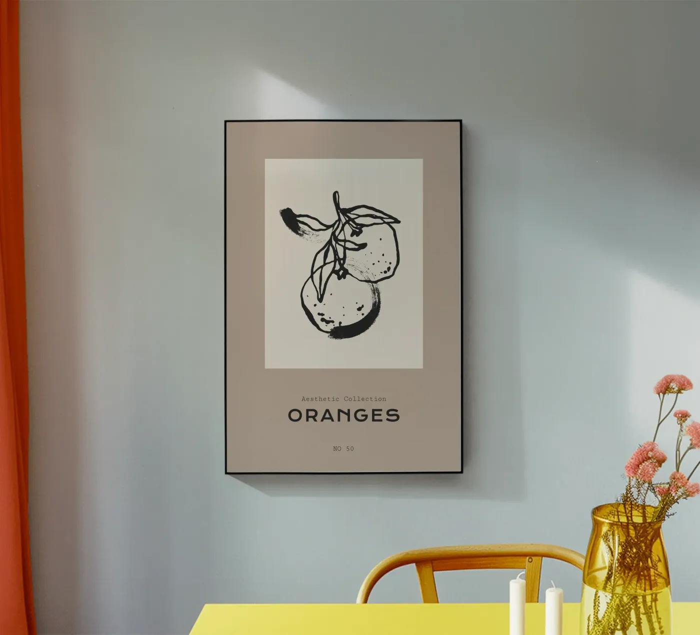 Aesthetic Collection (Oranges) plexiglass da treechild