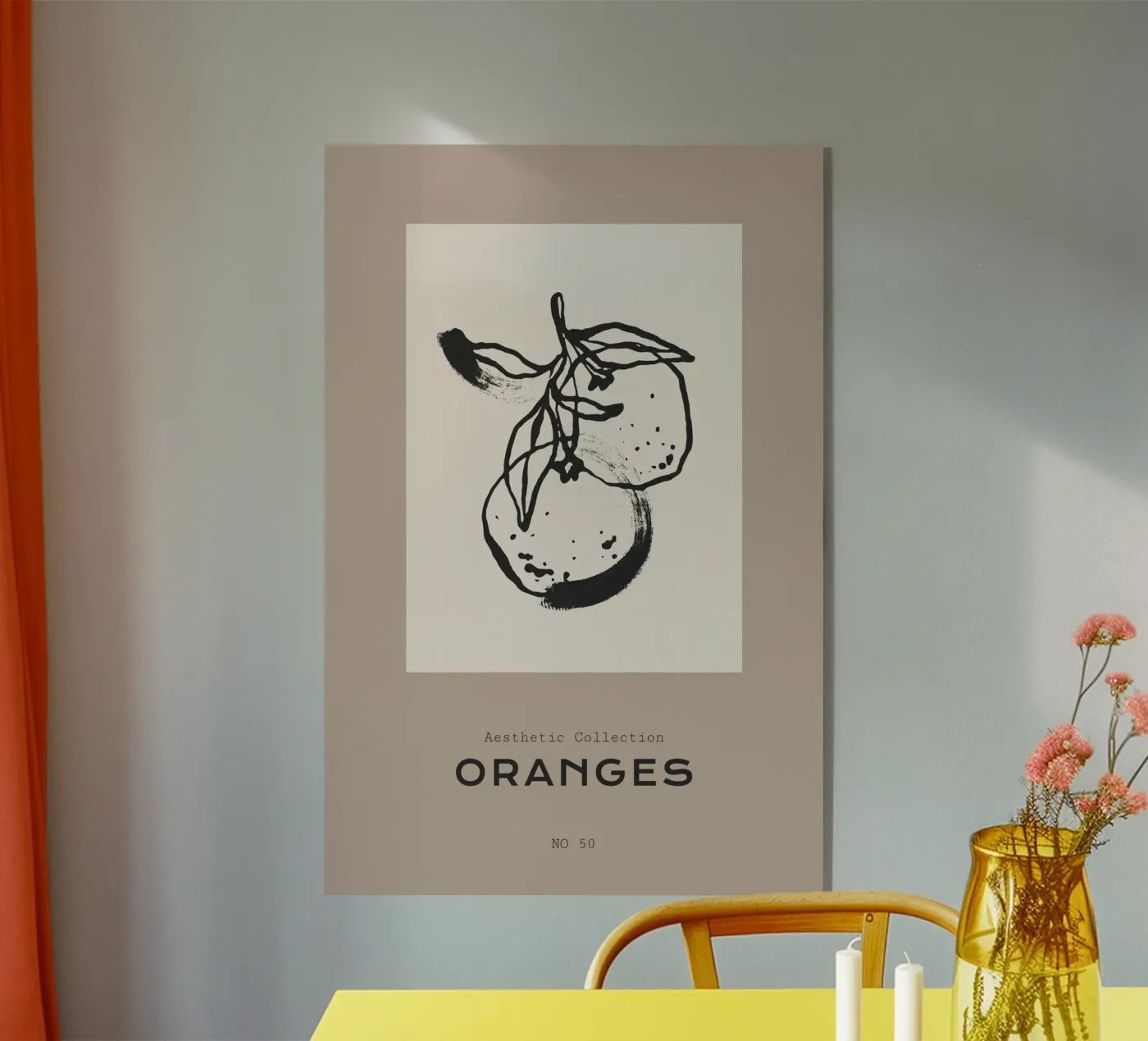 Aesthetic Collection (Oranges) plexiglass da treechild