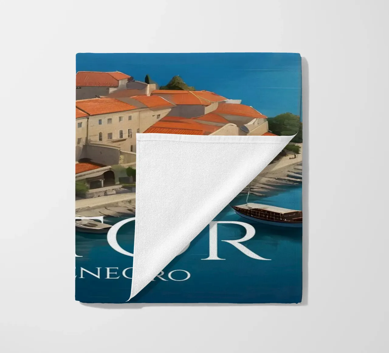 Kotor Montenegro Scene telo mare da Charnwood Prints