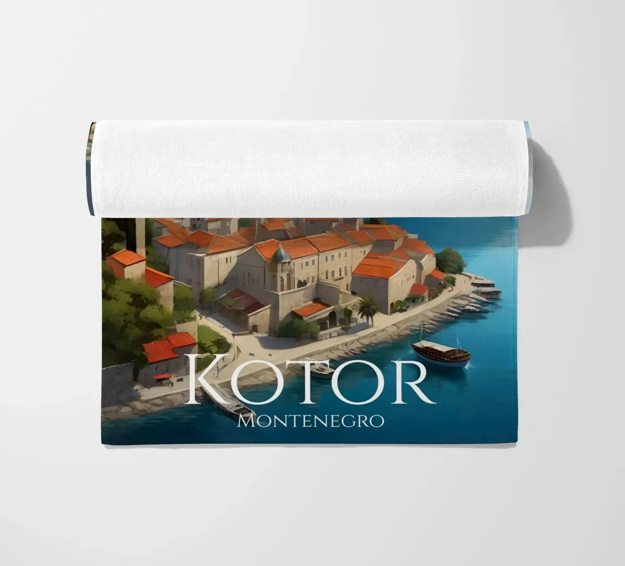 Kotor Montenegro Scene telo mare da Charnwood Prints