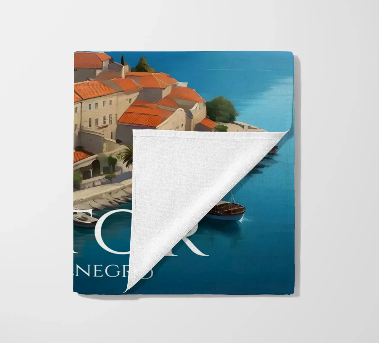 Kotor Montenegro Scene telo mare da Charnwood Prints