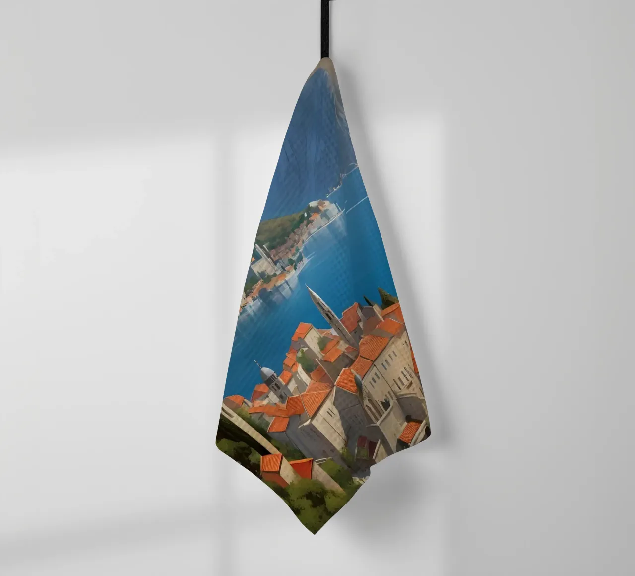 Kotor Montenegro Scene canovaccio da cucina da Charnwood Prints
